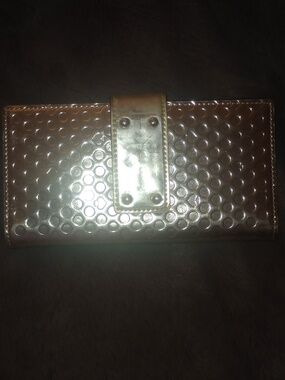 kate spade Metallic Gold Embossed  Wallet